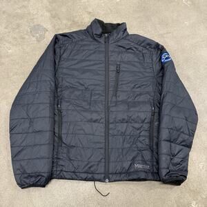 Marmot PrimaLoft Puffer Jacket Men L Black Lightweight Packable Insulated Coat